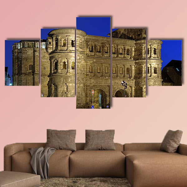 Evening view of the Porta Nigra Black Gate, Germany wall art