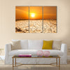 drought land and hot weather Multi panel canvas wall art