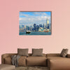 Urban architecture in Hong Kong Victoria Harbor multi panel canvas wall art