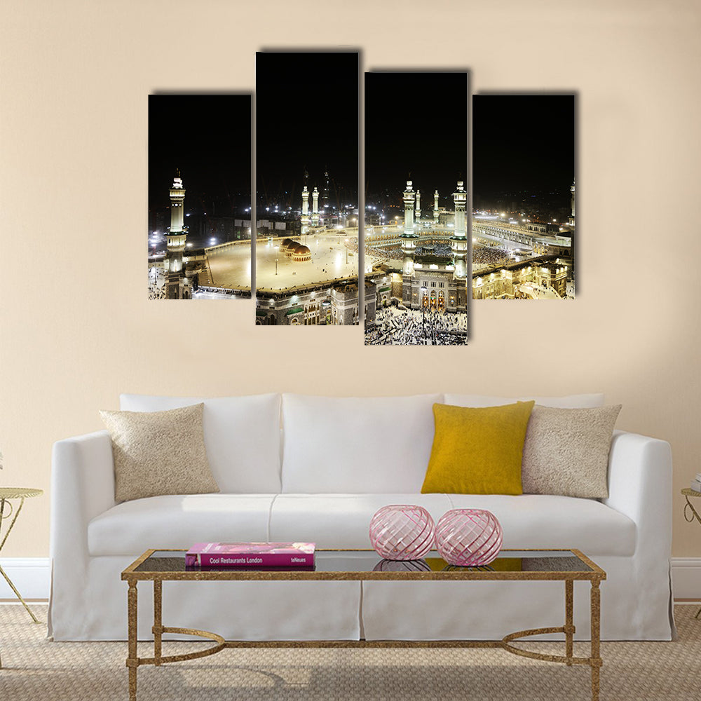 beautiful holy kaaba multi panel canvas wall art
