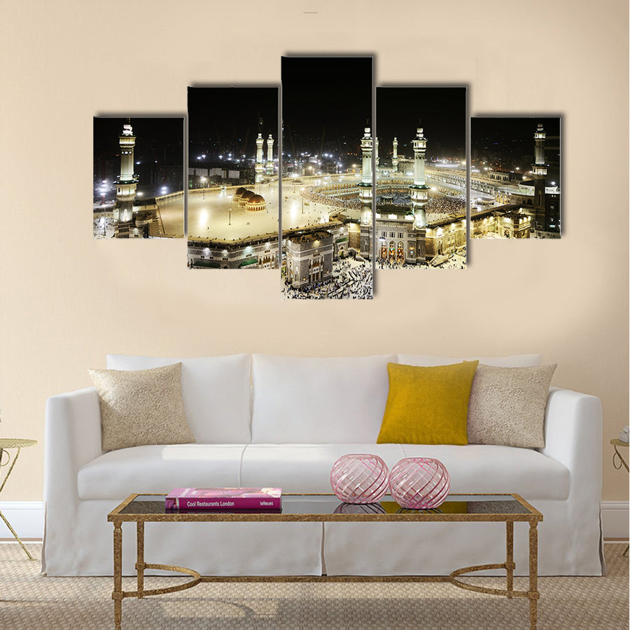 beautiful holy kaaba multi panel canvas wall art
