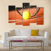 Tennis background Multi panel canvas wall art