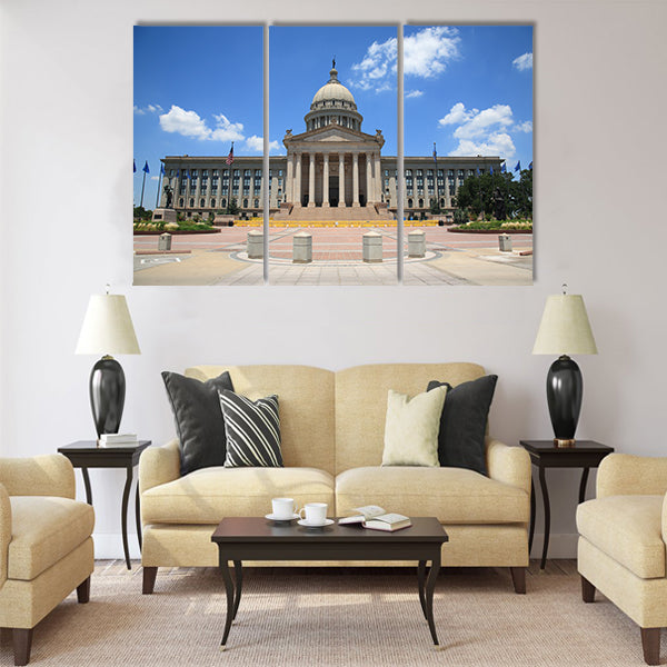 Oklahoma State Capitol Building Multi panel canvas wall art