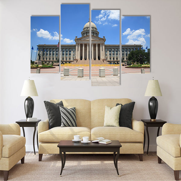 Oklahoma State Capitol Building Multi panel canvas wall art