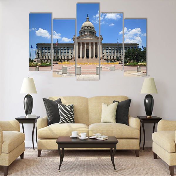 Oklahoma State Capitol Building Multi panel canvas wall art