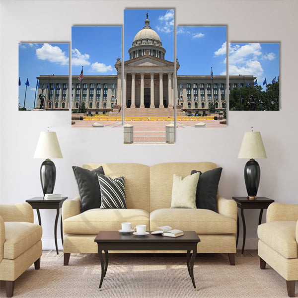 Oklahoma State Capitol Building Multi panel canvas wall art