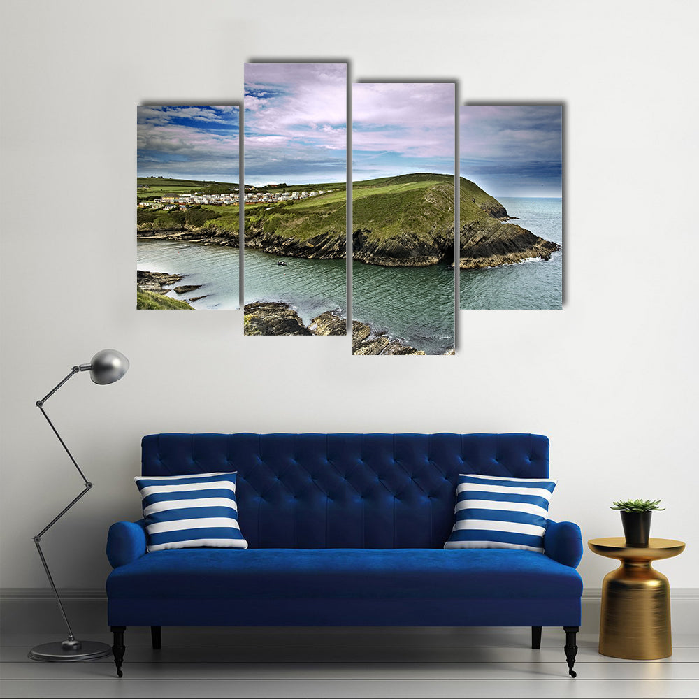 A Typical Cliff Landscape at Cork, Ireland Multi Panel Canvas Wall Art