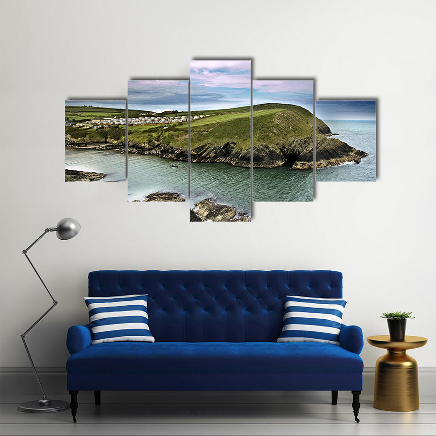 A Typical Cliff Landscape at Cork, Ireland Multi Panel Canvas Wall Art