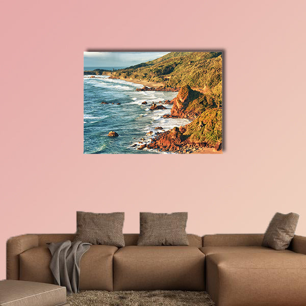 Coastal view of the Tasman Sea multi panel canvas wall art