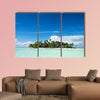  Uninhabited or Desert Island in the Blue Lagoon multi panel canvas wall art