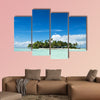  Uninhabited or Desert Island in the Blue Lagoon multi panel canvas wall art