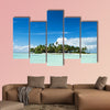  Uninhabited or Desert Island in the Blue Lagoon multi panel canvas wall art