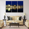 Panorama of Old Town of Split at Night Multi panel canvas wall art