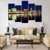 Panorama of Old Town of Split at Night Multi panel canvas wall art