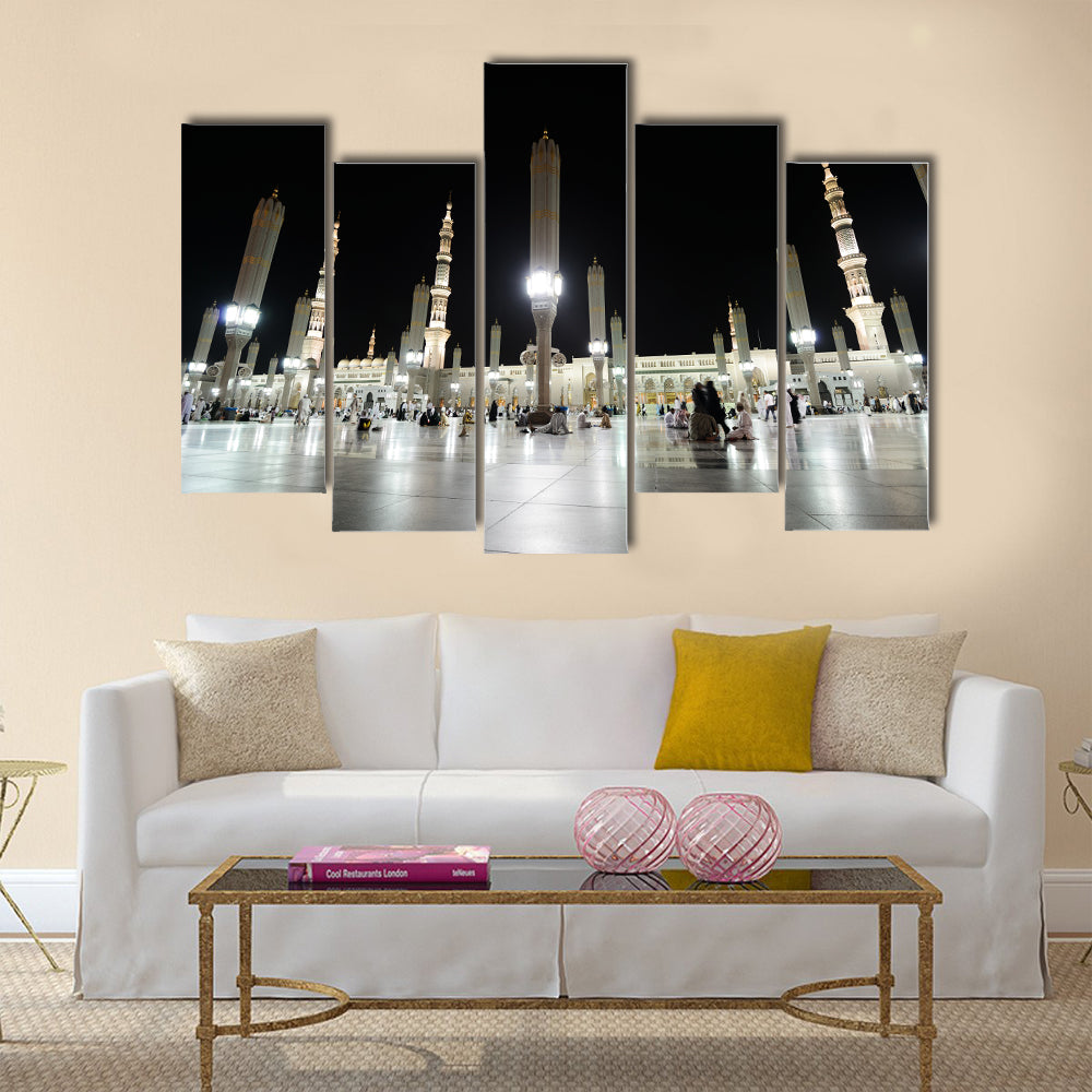 beautiful holy kaaba multi panel canvas wall art