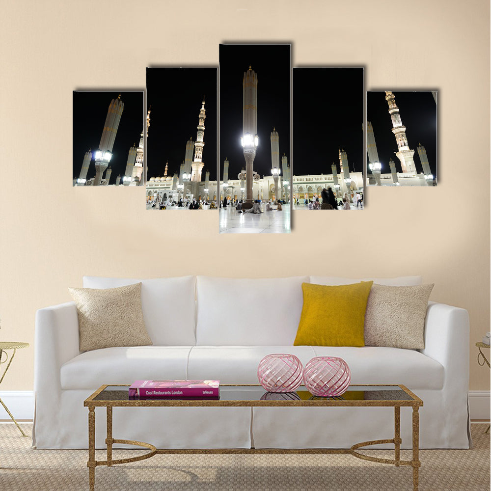 beautiful holy kaaba multi panel canvas wall art