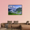 Mountain road with clouds, Romanian Carpathians, Transfagarasan wall art