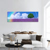 Lavender fields and lone tree panoramic canvas wall art