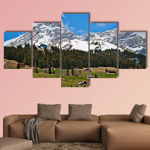 Gross und Walenstock Rigidalstock der Urner Alpen in Engelberg multi panel canvas wall art