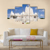 Hindu temple in Atlanta, multi panel canvas wall art