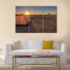 A tent pitched overlooking the makgadikgadi pans Multi panel canvas wall art