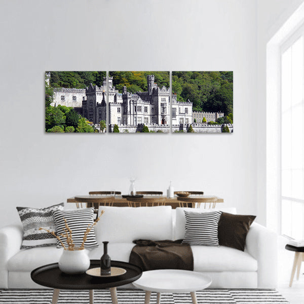 Kylemore Abbey, Ireland panoramic canvas wall art