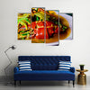 Sea food with Crab Multi panel canvas wall art