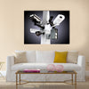 Surveillance mega camera s concept with a gradient background Multi panel canvas wall art