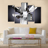 Surveillance mega camera s concept with a gradient background Multi panel canvas wall art