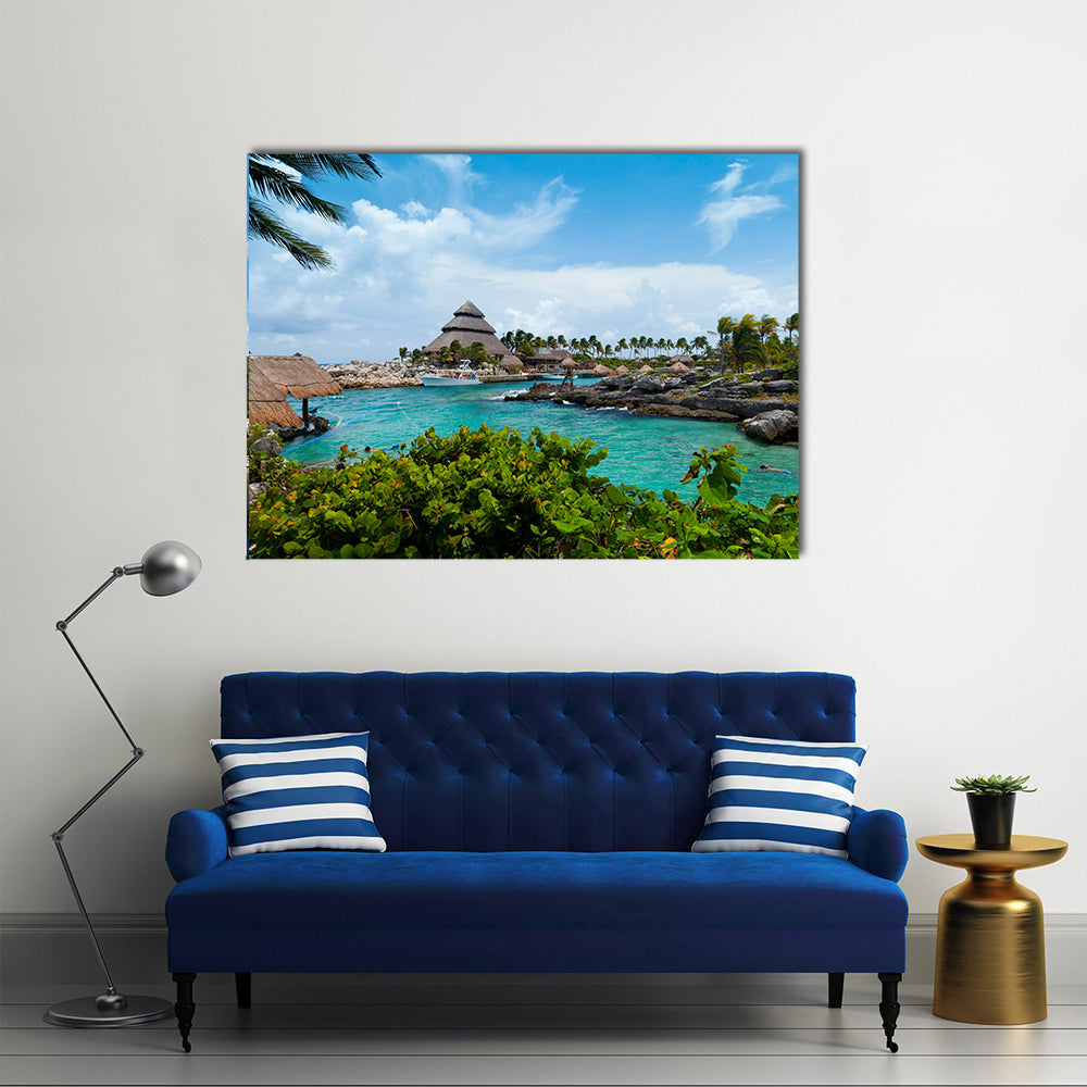 Beautiful View Of Mayan Riveria In Mexico, Multi Panel Canvas Wall Art