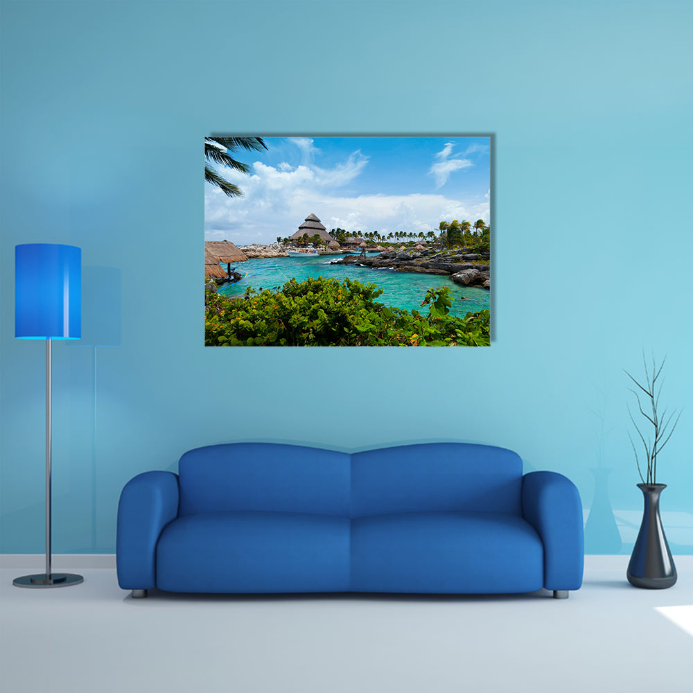 The Mayan Riviera Paradise Multi Panel canvas wall art