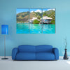 The Paradise Bungalows Multi Panel Canvas Wall Art