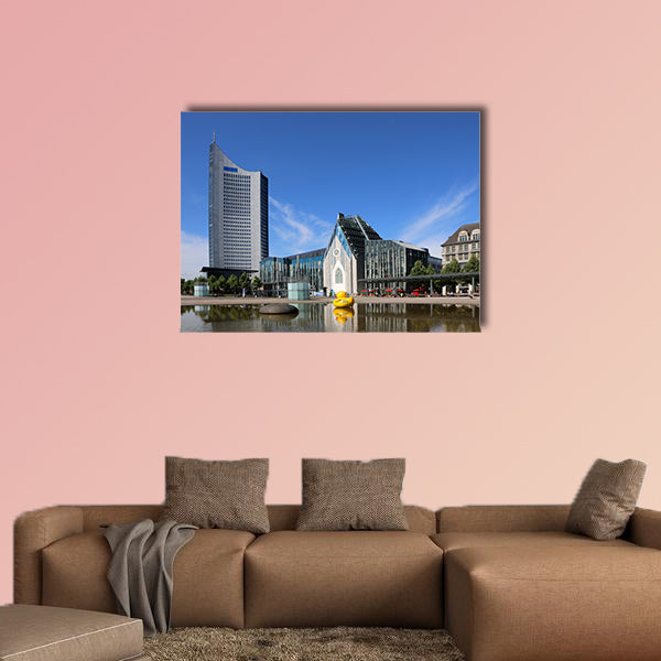 Leipzig, Saxony multi panel canvas wall art
