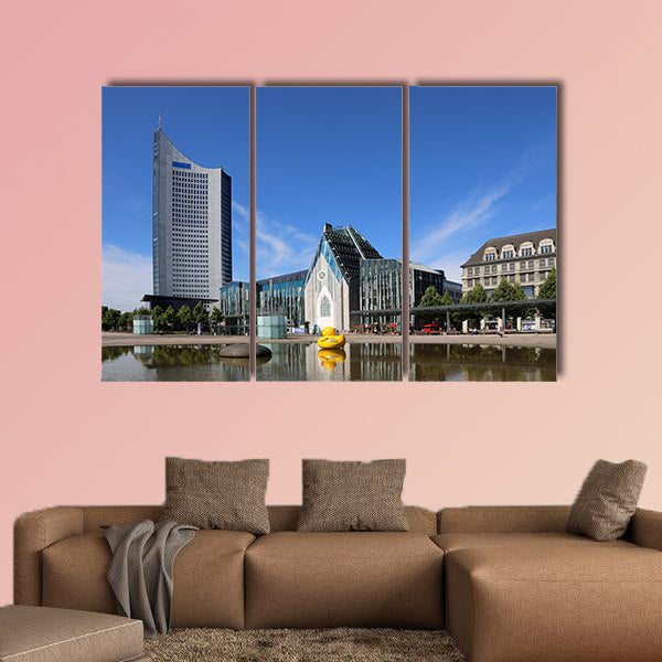 Leipzig, Saxony multi panel canvas wall art