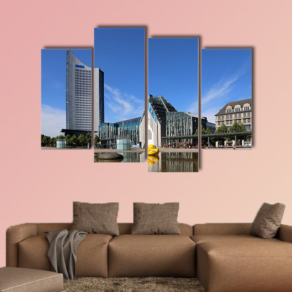 Leipzig, Saxony multi panel canvas wall art