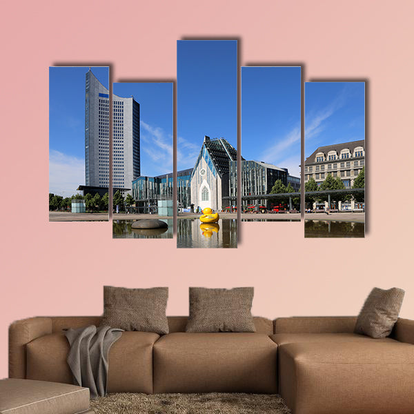 Leipzig, Saxony multi panel canvas wall art