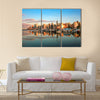 Vancouver skyline panorama at sunset Multi panel canvas wall art