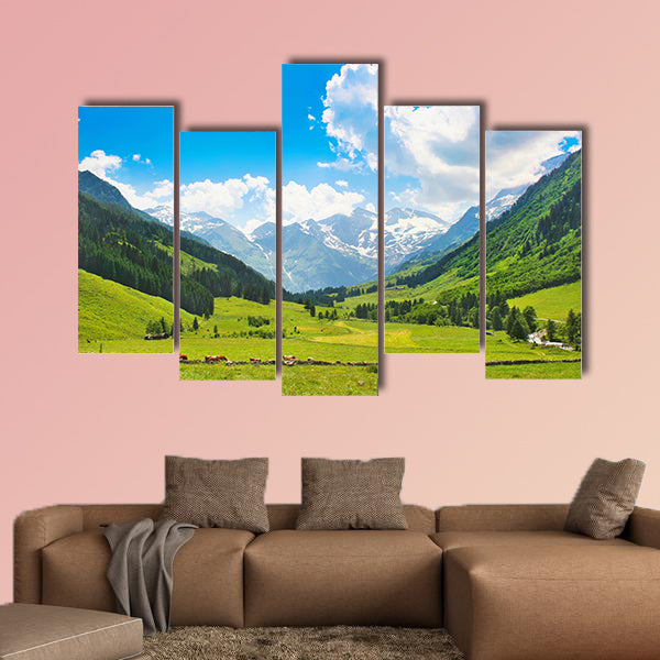 Beautiful landscape with the Alps in Nationalpark Hohe Tauern, wall art