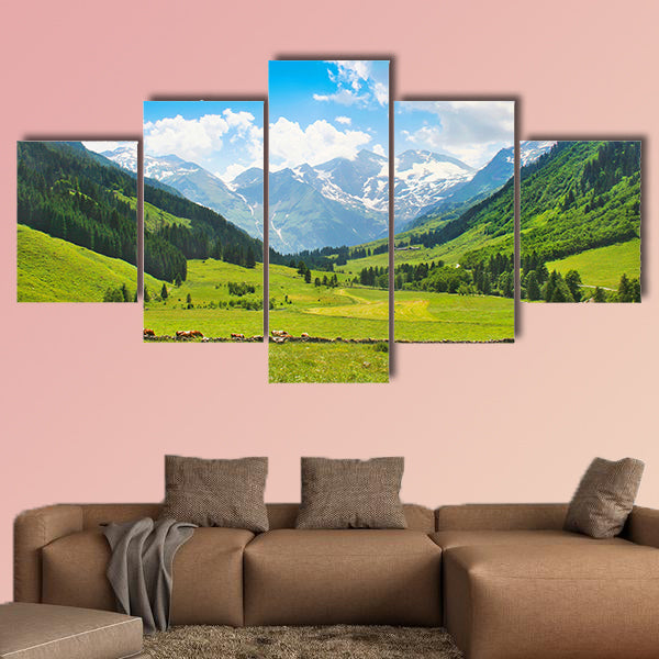 Beautiful landscape with the Alps in Nationalpark Hohe Tauern, wall art