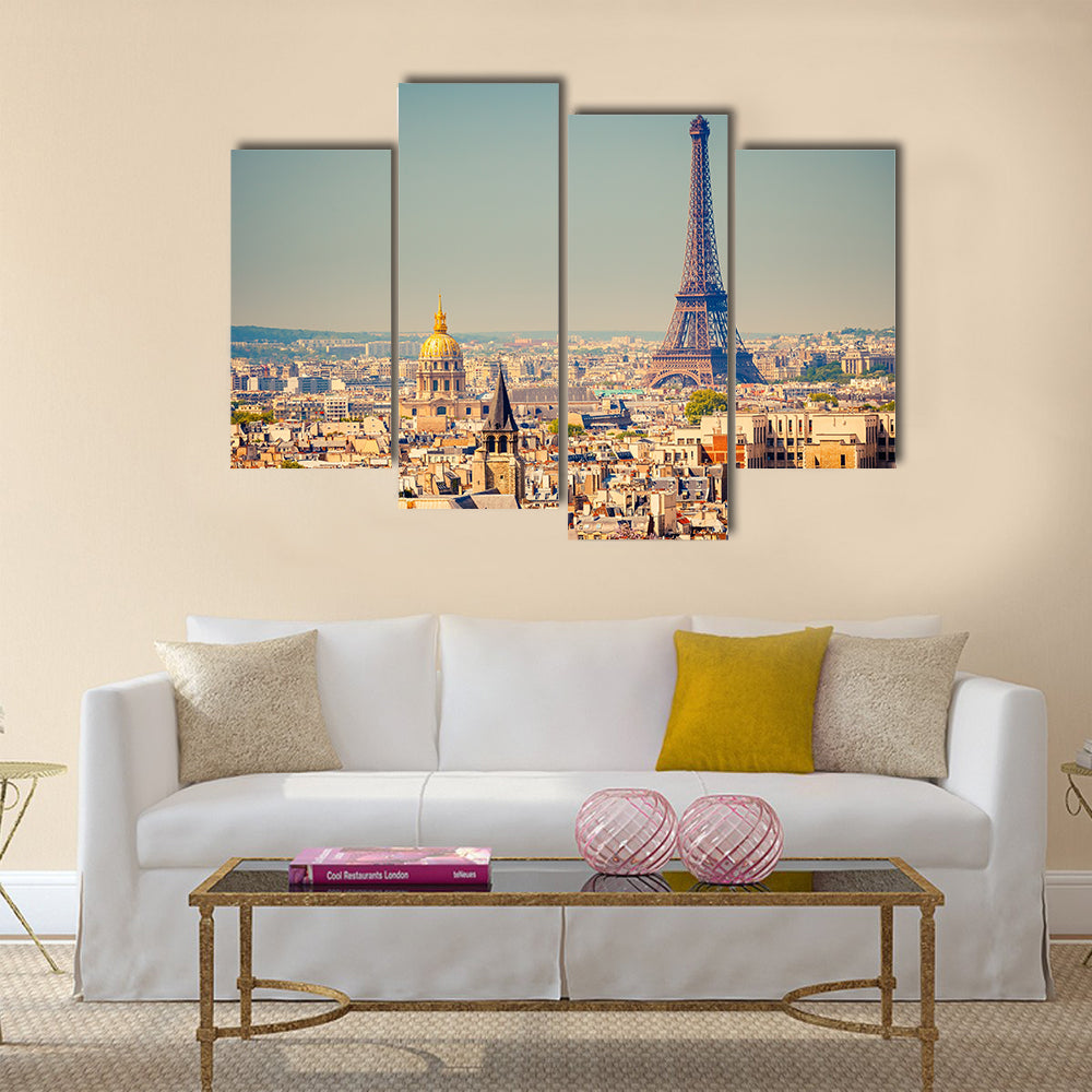 Eiffel Tower Multi panel canvas wall art