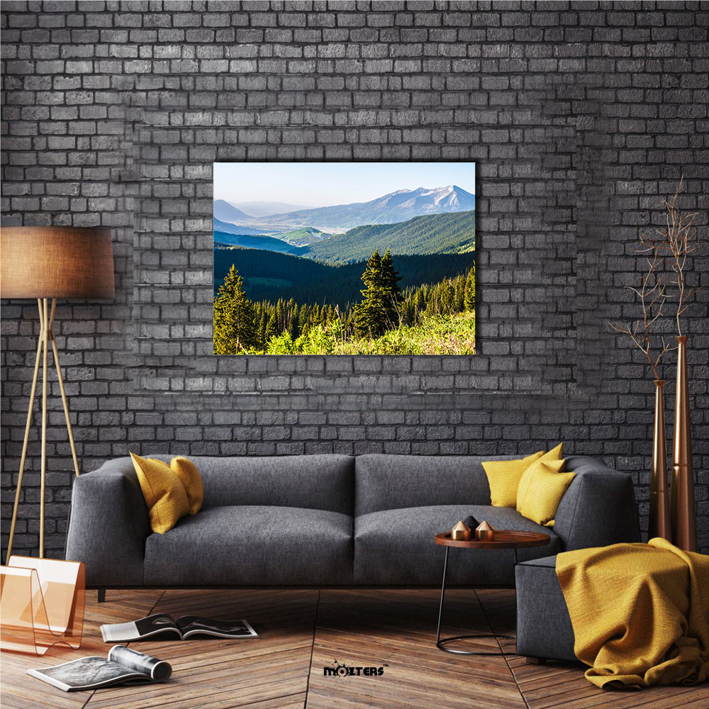 Mt Baldy Looking Towards The Crested Butte Co, Mountain Vista, Multi Panel Canvas Wall Art