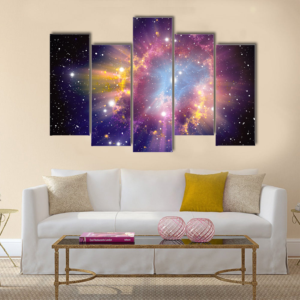 Supernova Explosion Multi Panel Canvas Wall Art