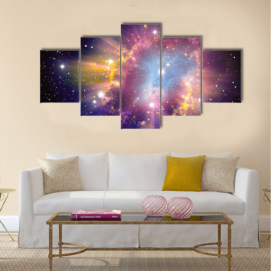 Supernova Explosion Multi Panel Canvas Wall Art