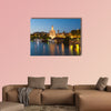 View of Golden Tower of Seville, Andalusia, Spain multi panel canvas wall art