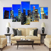 Singapore skyline Multi panel canvas wall art