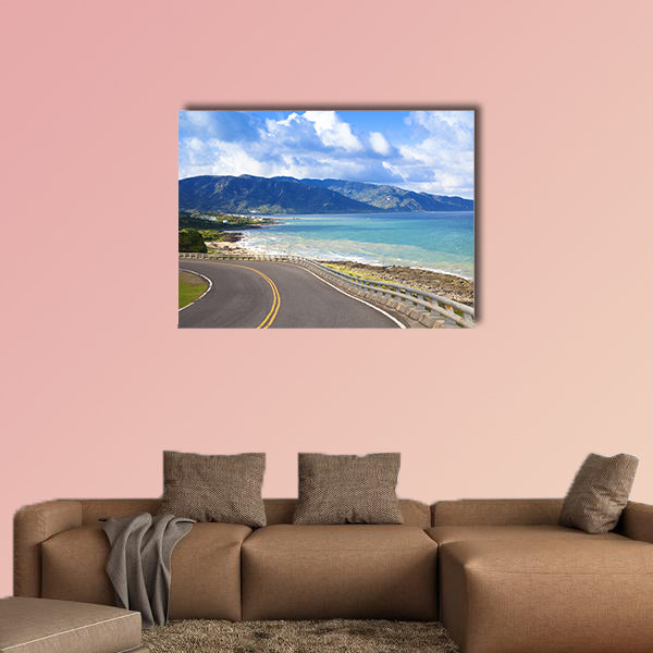 Coastline of kenting national park in Taiwan multi panel canvas wall art