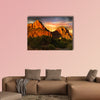 Red Rock Mountains of Sedona multi panel canvas wall art