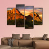 Red Rock Mountains of Sedona multi panel canvas wall art