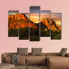 Red Rock Mountains of Sedona multi panel canvas wall art