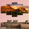 Red Rock Mountains of Sedona multi panel canvas wall art